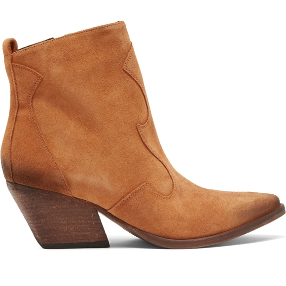 GOLO Lasso Western Leather Boot in Camel Vinyage Suede GOLO #951 - Picture 5 of 6